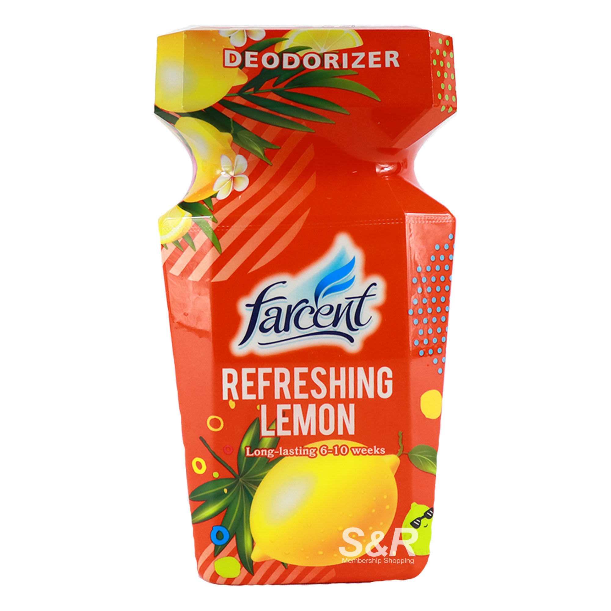 Farcent Deodorizer Refreshing Lemon 350g Farcent Deodorizer Refreshing Lemon 350g